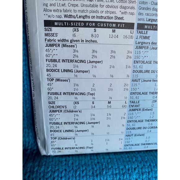 Butterick Sewing pattern 5159 mom girls top dress - Picture 5 of 7